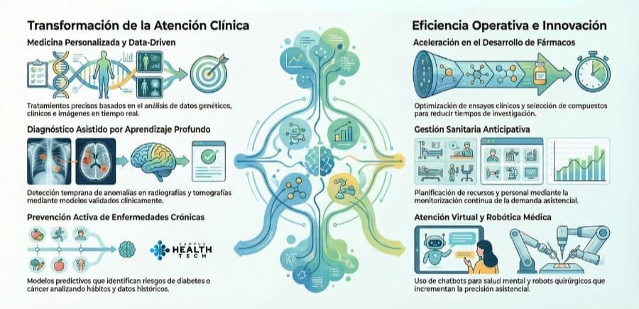 Tendencias de uso Big Data e IA en Salud-Medicina