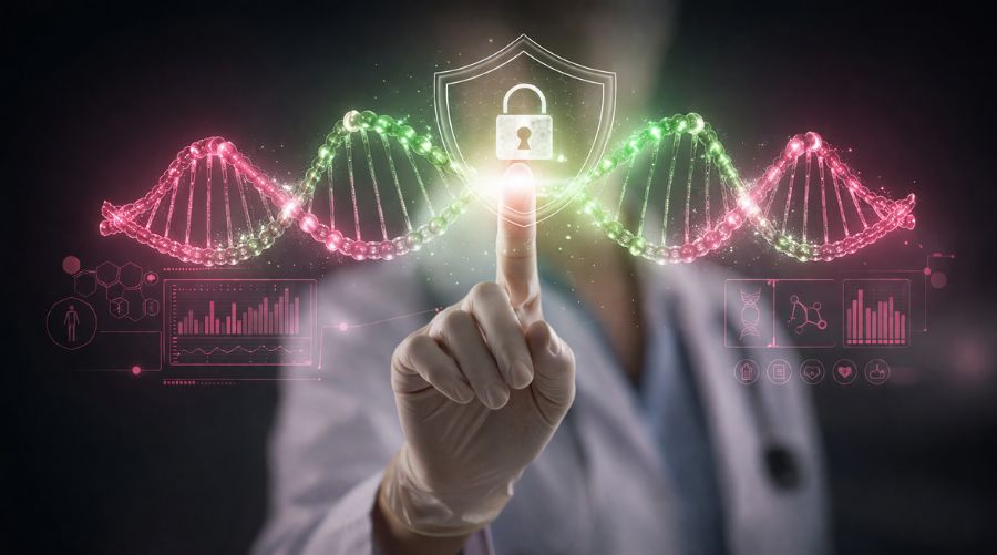 Ciberseguridad genómica y protección de datos genéticos