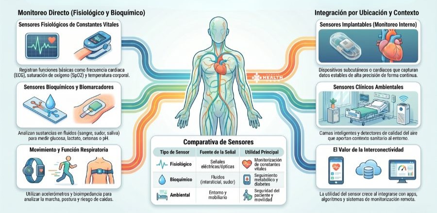 Tipos de sensores médicos